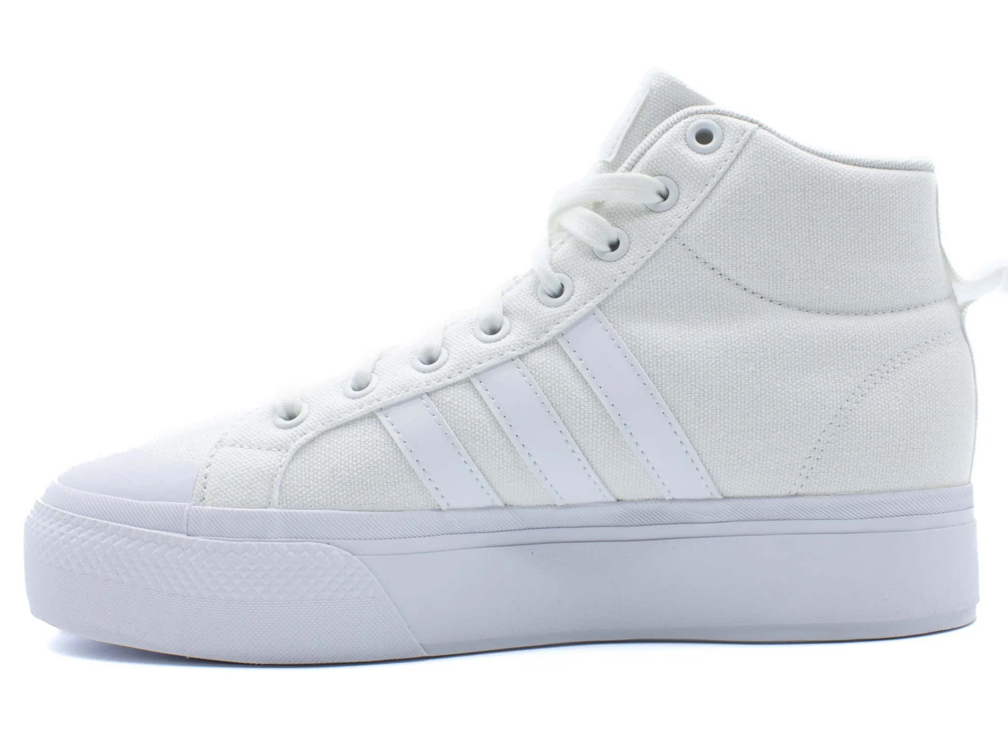 Athletic|ADIDAS Bravada .0 Mid Platform Trainers WHITE