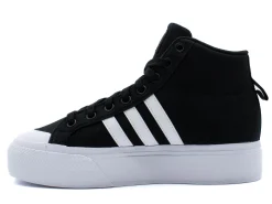 Athletic|ADIDAS Bravada .0 Mid Platform Trainers BKWHT