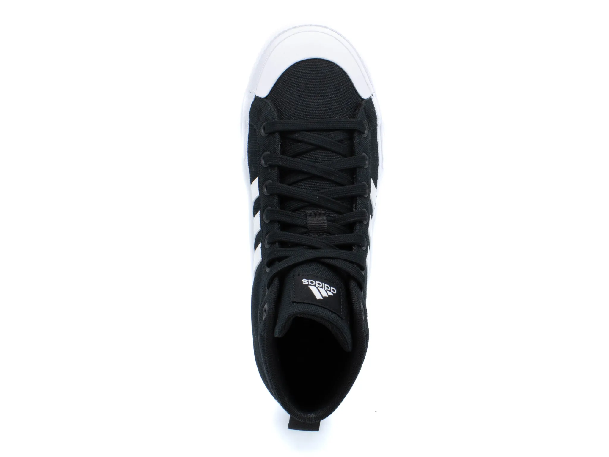 Athletic|ADIDAS Bravada .0 Mid Platform Trainers BKWHT