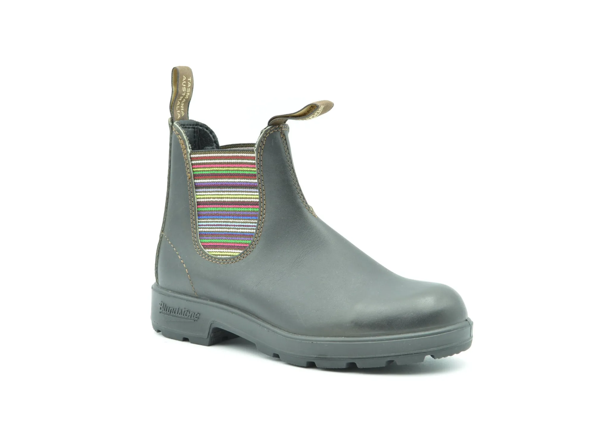 Casual|BLUNDSTONE 1409 Original Stout Brown Striped Elastic BRN