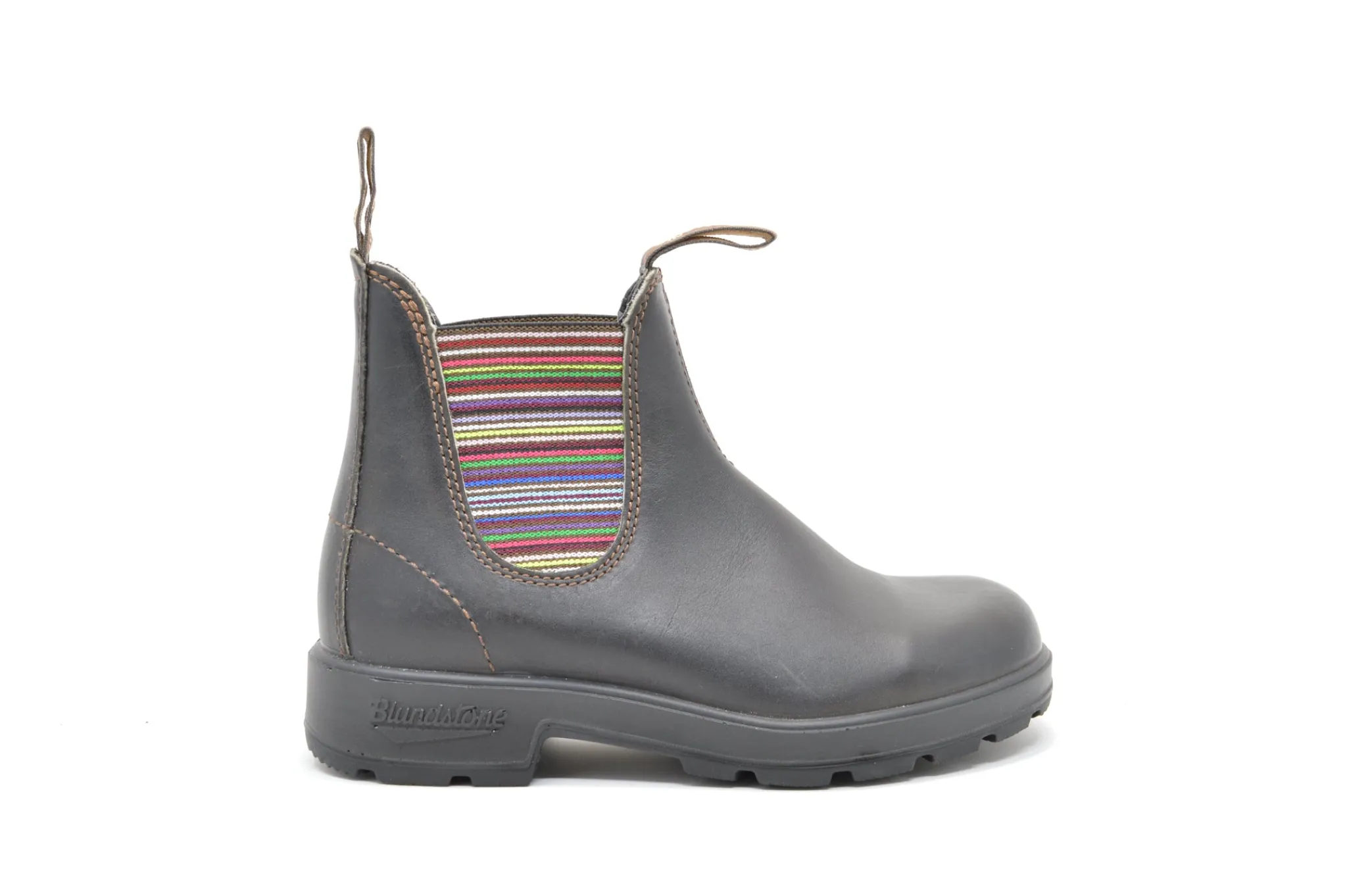 Casual|BLUNDSTONE 1409 Original Stout Brown Striped Elastic BRN