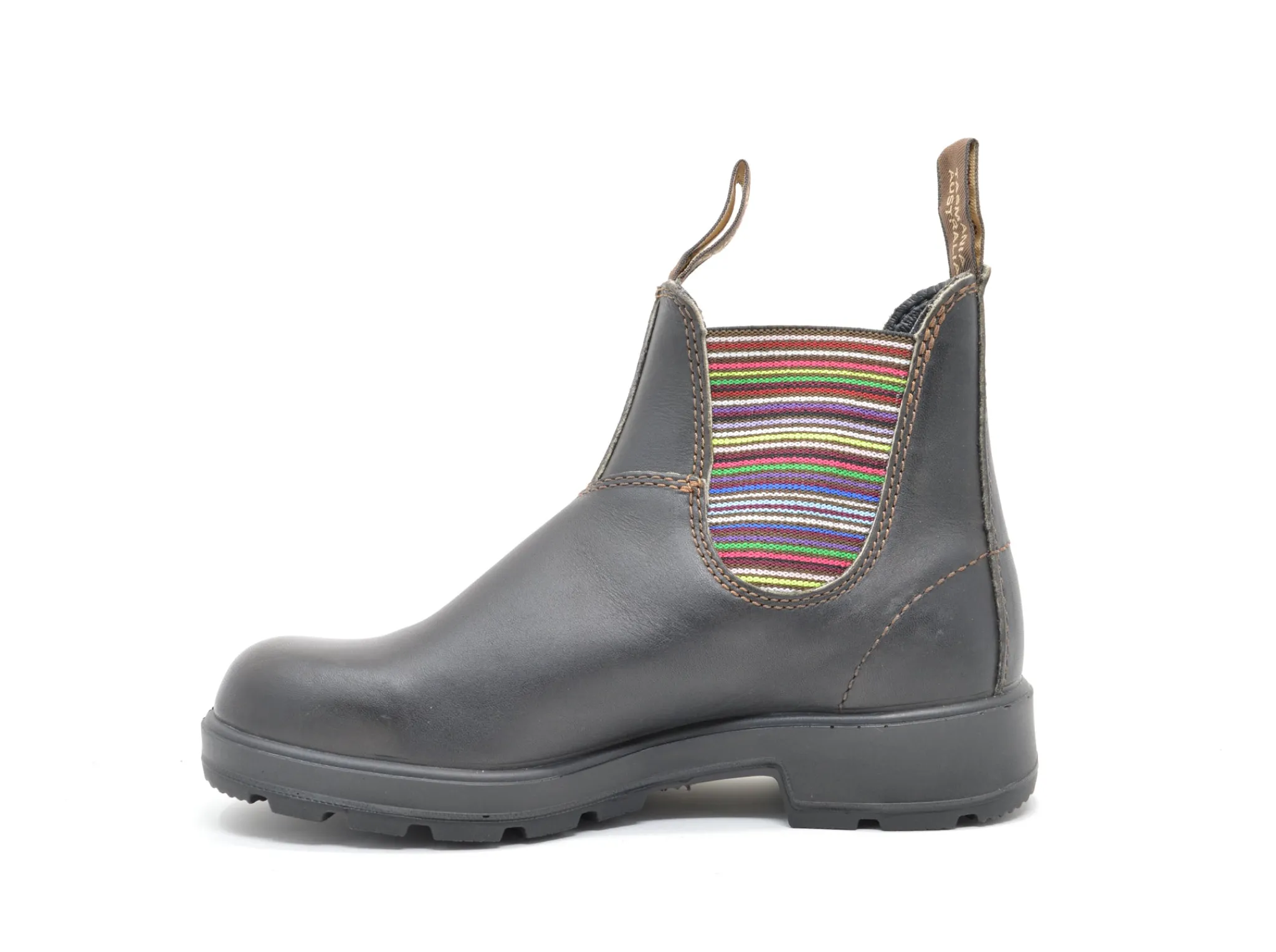 Casual|BLUNDSTONE 1409 Original Stout Brown Striped Elastic BRN