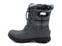 Winter Boots|Winter Boots|BOGS Arcata II Cozy Plaid Waterproof GREY