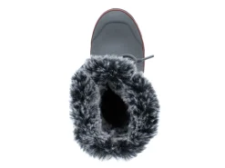 Winter Boots|Winter Boots|BOGS Arcata II Cozy Plaid Waterproof GREY