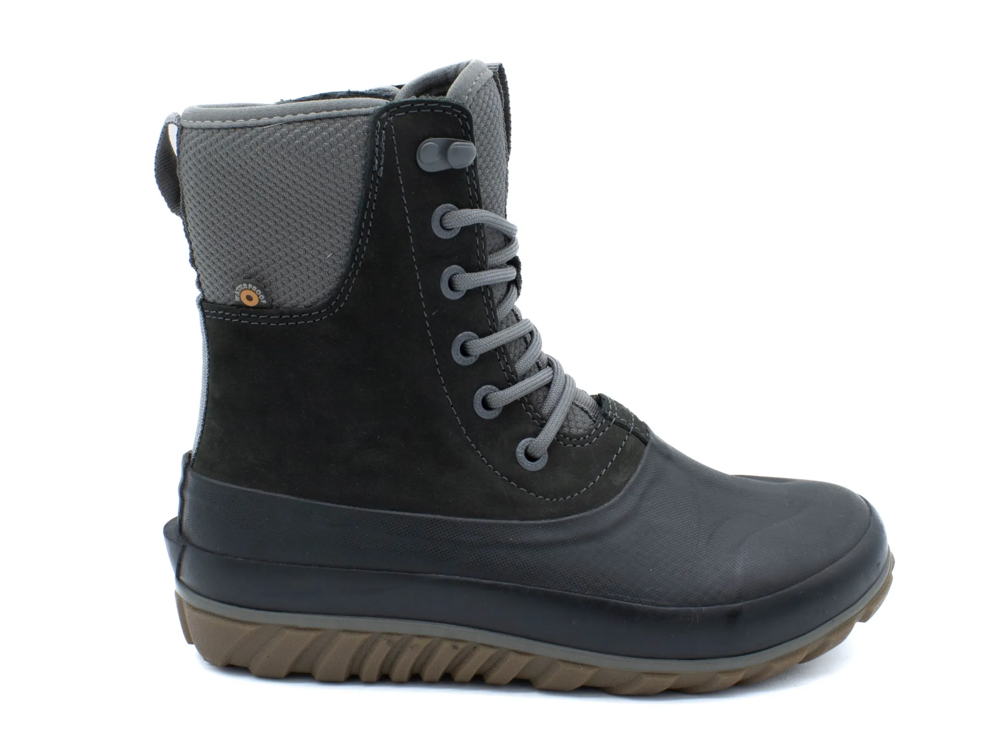Rainwear|BOGS CASUAL TALL LEATHER DKGRY