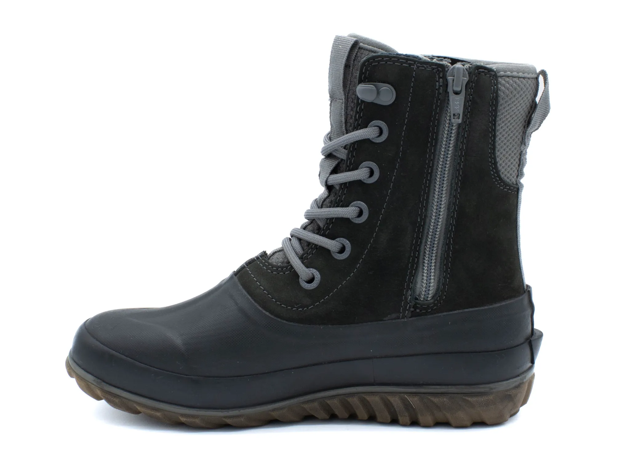 Rainwear|BOGS CASUAL TALL LEATHER DKGRY