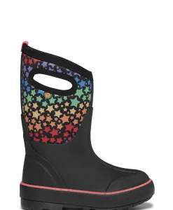 Winter Boots|BOGS CLASSIC II - RAINBOW STARS BLACK