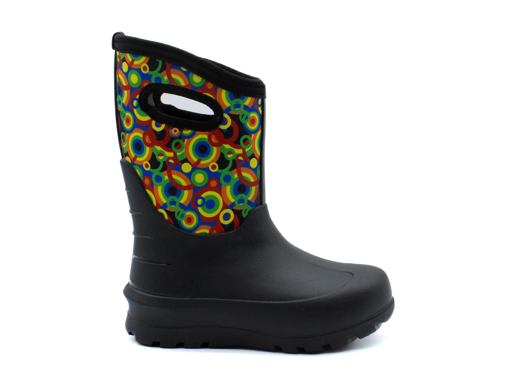 Winter Boots|BOGS NEO-CLASSIC CIRCLE GEO BLACK