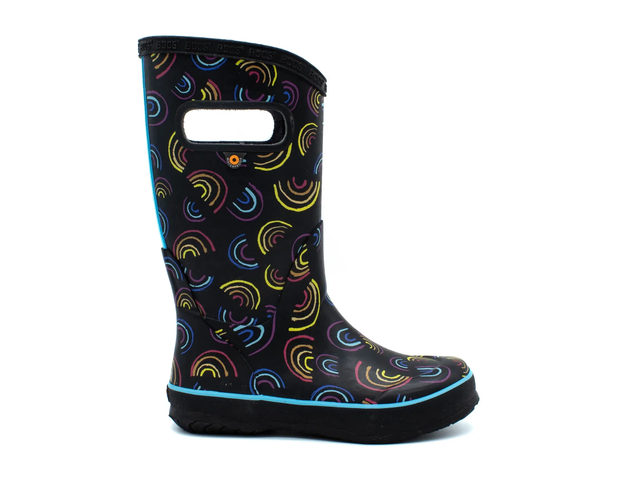 Rainwear|BOGS RAINBOOT WILD RAINBOWS BLACK
