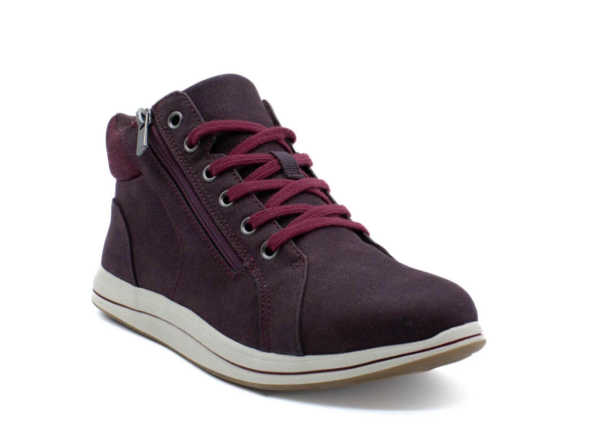 Casual|CLARKS BREEZE GLIDE BRGND