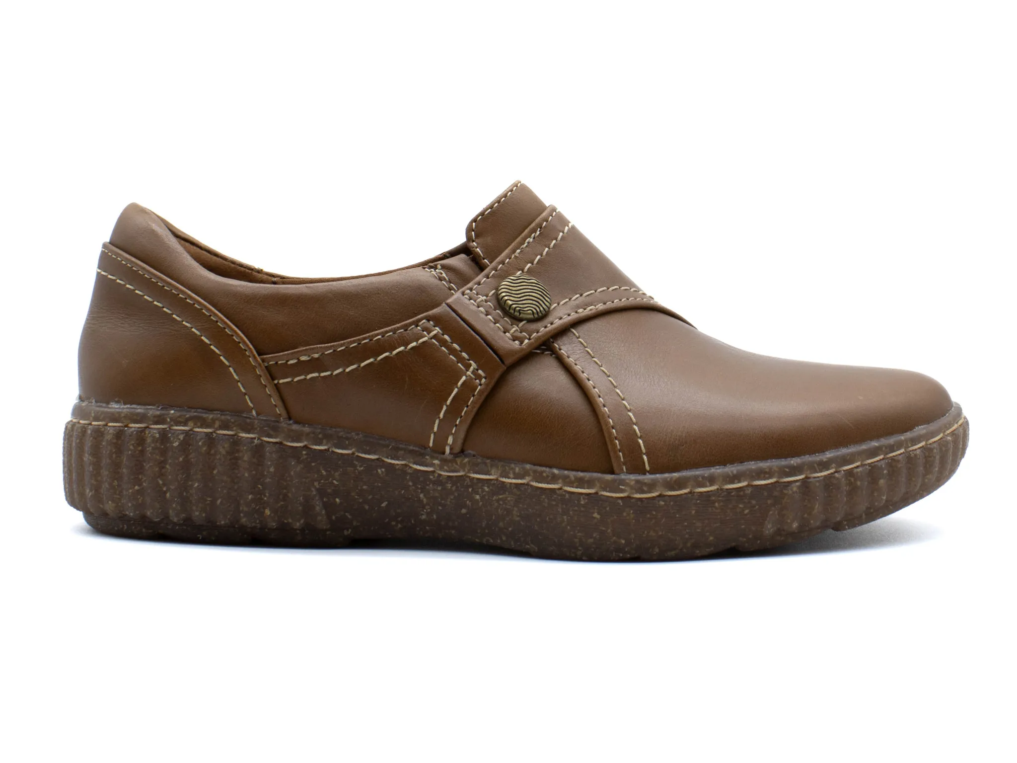 Casual|CLARKS Carleigh Pearl Slip On DKTAN