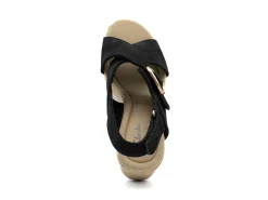 Casual|CLARKS GISELLE DOVE WEDGES BLACK