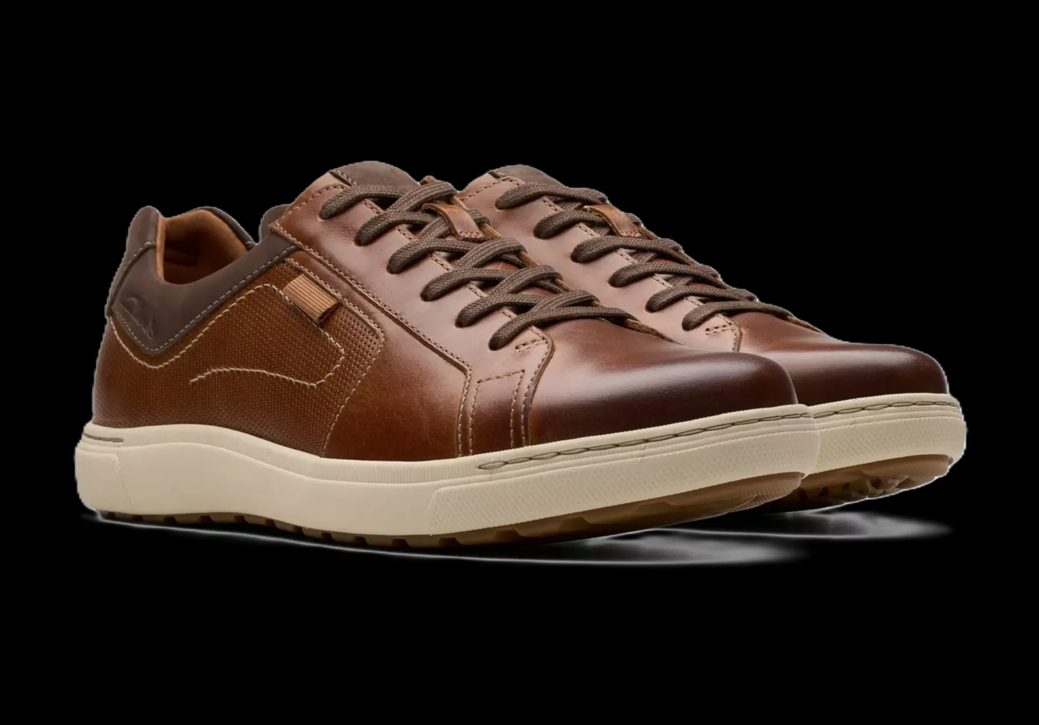 Casual|CLARKS Mapstone Lace TAN