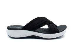 Casual|CLARKS Mira Isle Slide Sport Sandal BLACK