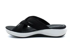 Casual|CLARKS Mira Isle Slide Sport Sandal BLACK