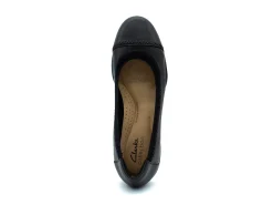 Dress|Dress Casual|CLARKS Sara Bay Flat BLACK