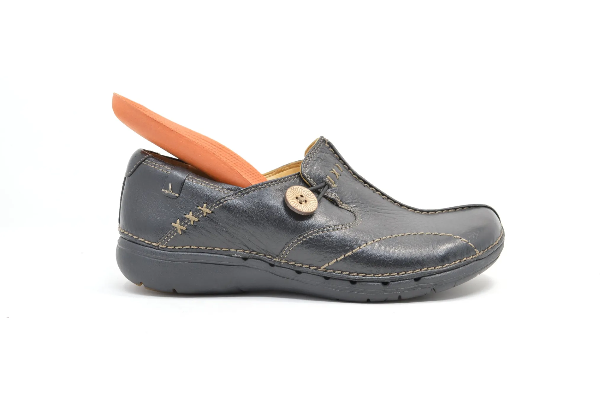Casual|CLARKS Unloop BLK