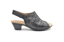 Casual|COBB HILL Abbott High Vamp Sling Sandal BLACK
