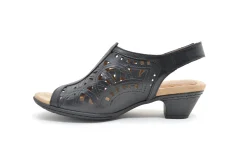 Casual|COBB HILL Abbott High Vamp Sling Sandal BLACK