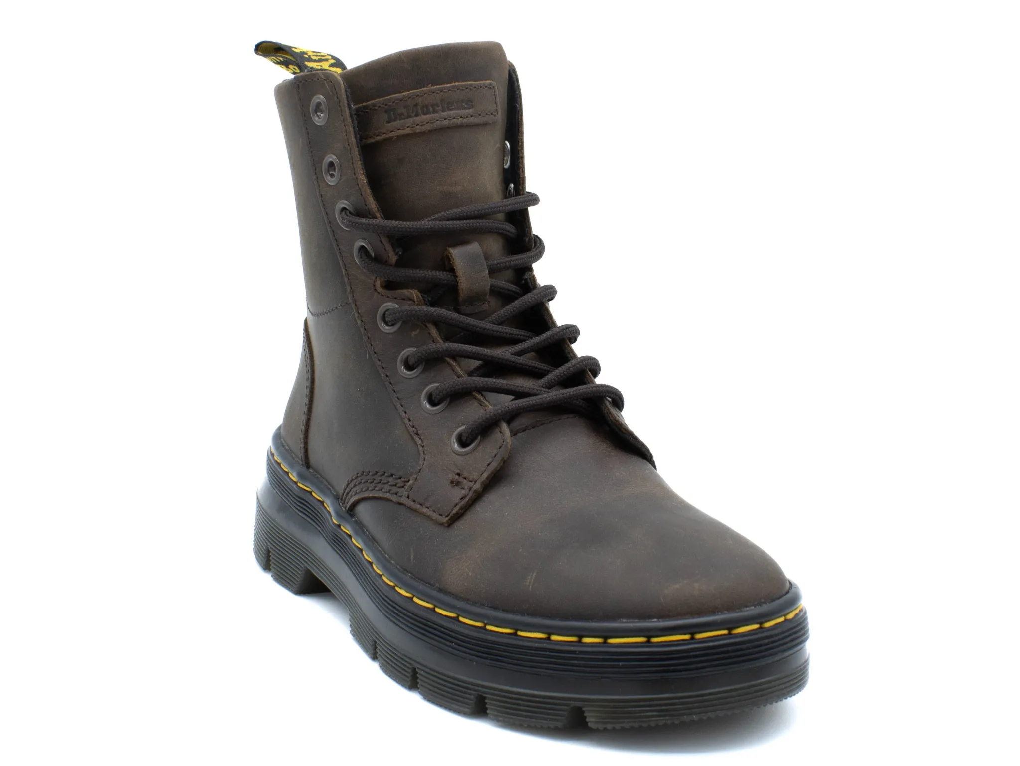 Casual|DR. MARTENS COMBS LEATHER CRAZY HORSE DKBRN