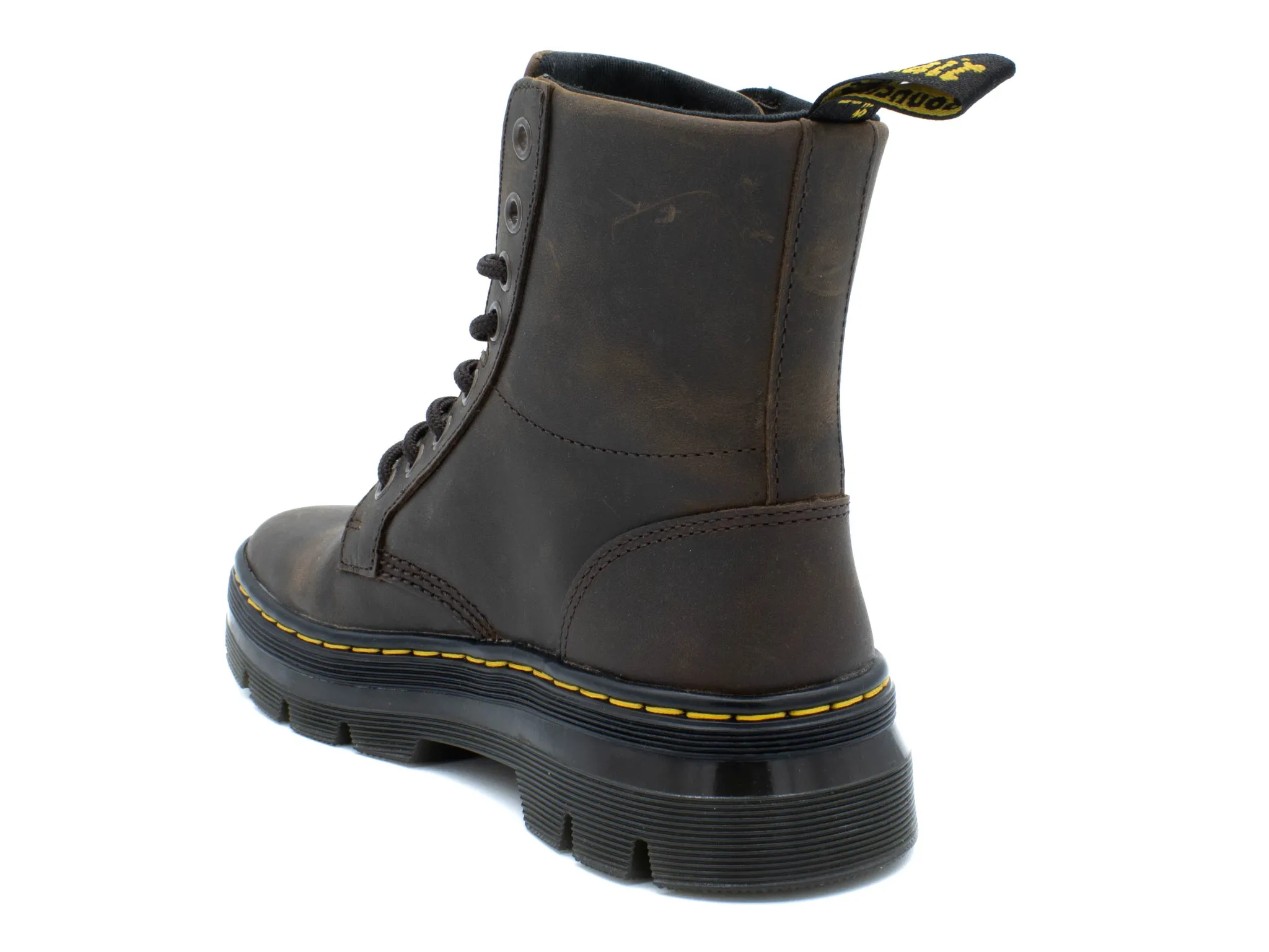 Casual|DR. MARTENS COMBS LEATHER CRAZY HORSE DKBRN