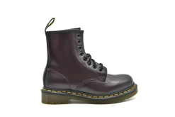 Casual|DR. MARTENS 0 Smooth Leather Lace Up Boots in Burgundy BRGND
