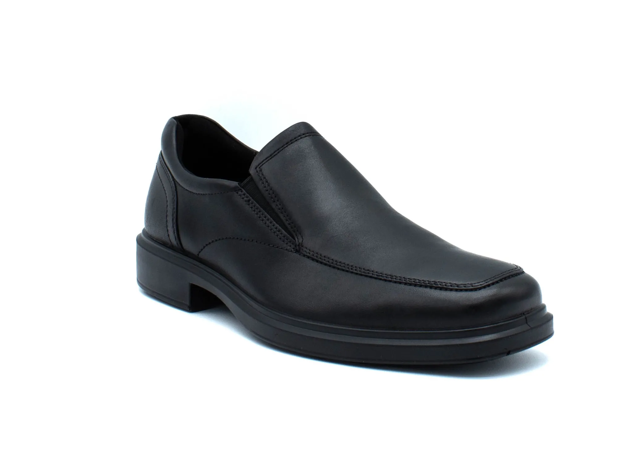 Dress|Dress|ECCO MEN'S HELSINKI 2 APRON TOE SLIP-ON BLACK