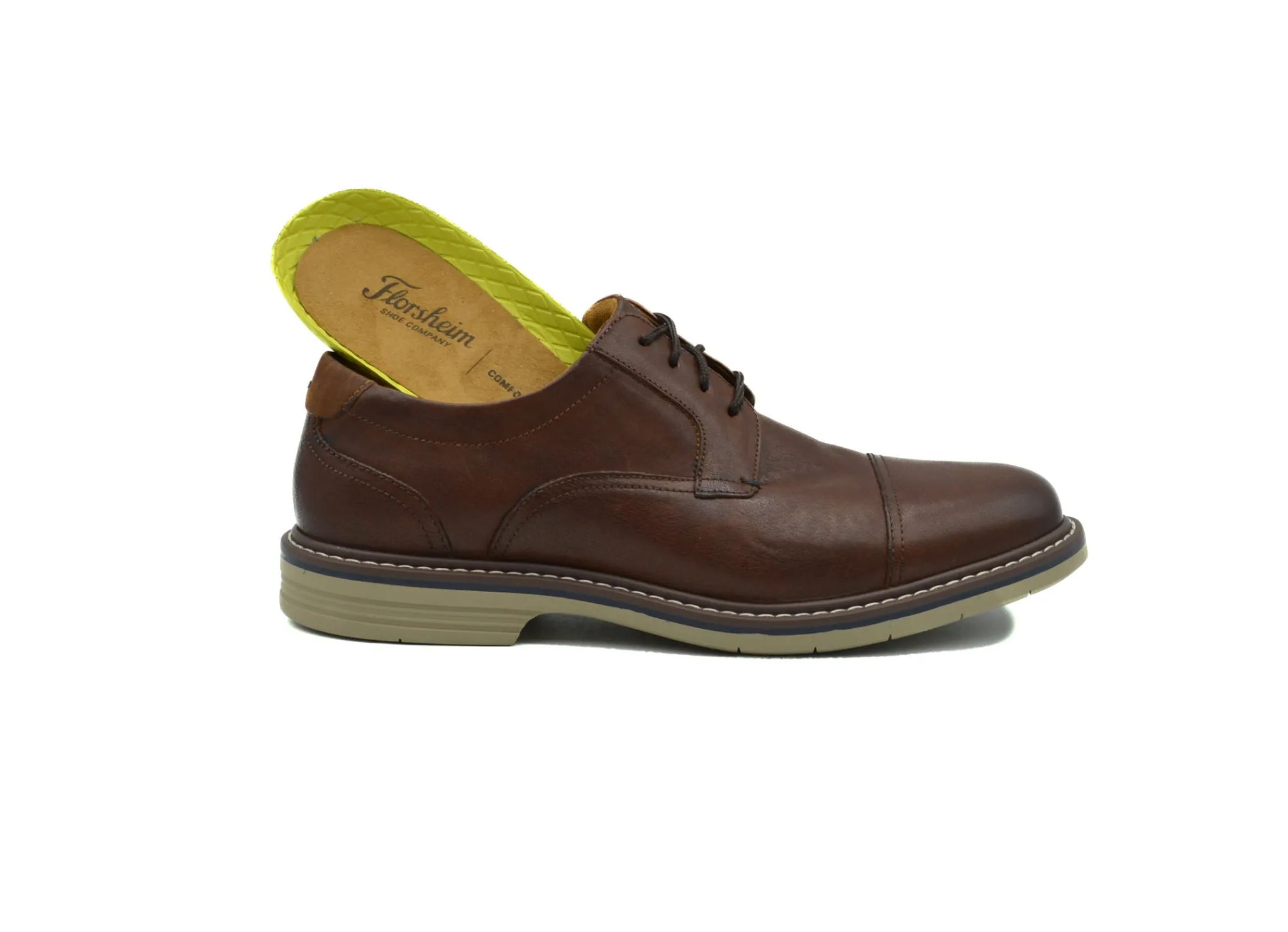 Dress Casual|Dress|FLORSHEIM Norwalk Cap Toe Oxford COGNC