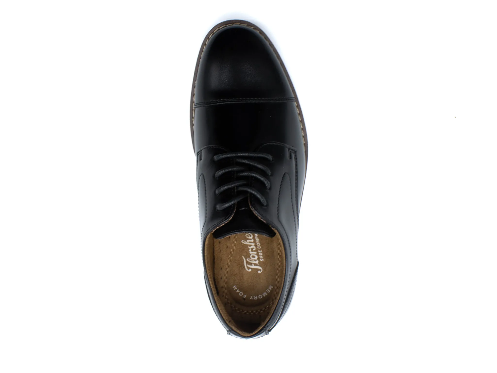 Dress|Dress|FLORSHEIM Rucci Cap Toe Oxford, Jr. BLACK