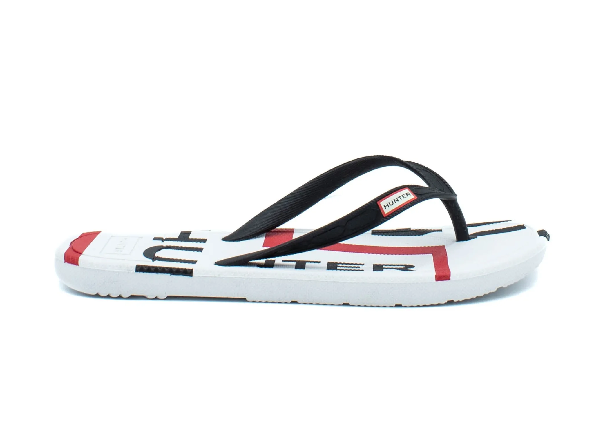 Casual|HUNTER Exploded Logo Flip Flop BLACK