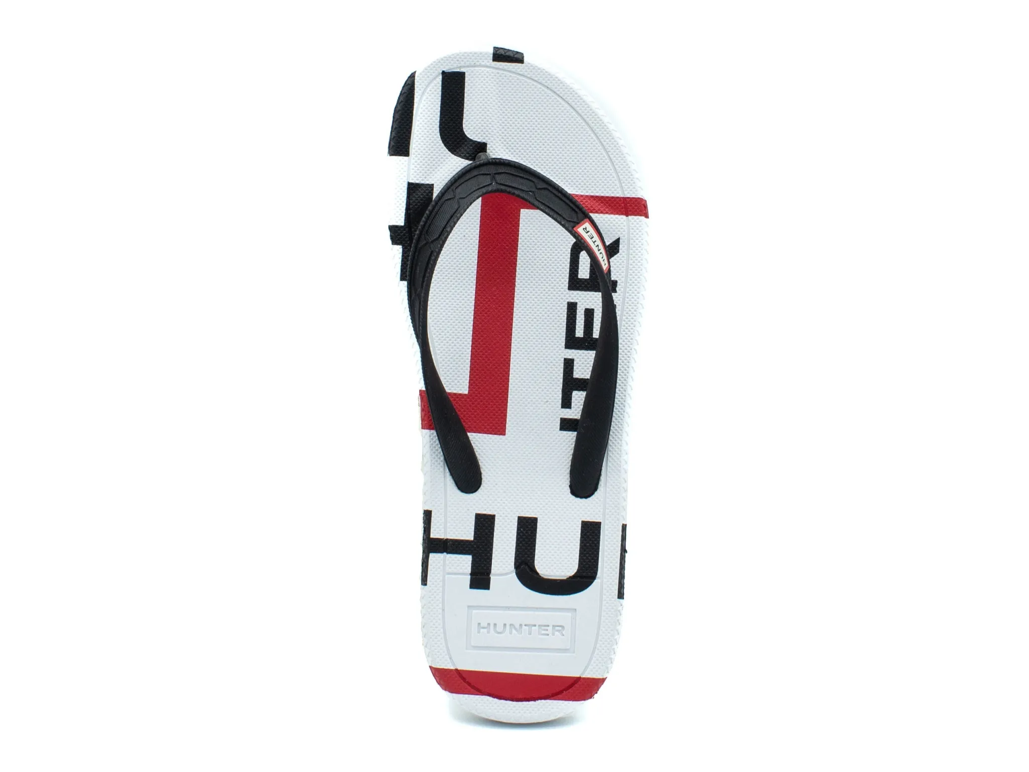 Casual|HUNTER Exploded Logo Flip Flop BLACK