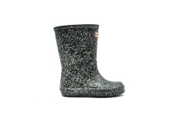 Winter Boots|HUNTER First Classic Giant Glitter BLACK