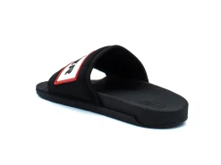 Casual|HUNTER Neoprene Logo Slide BLACK