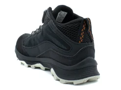 Hikers|MERRELL Big Kid's Moab Speed Mid A/C Waterproof BLACK