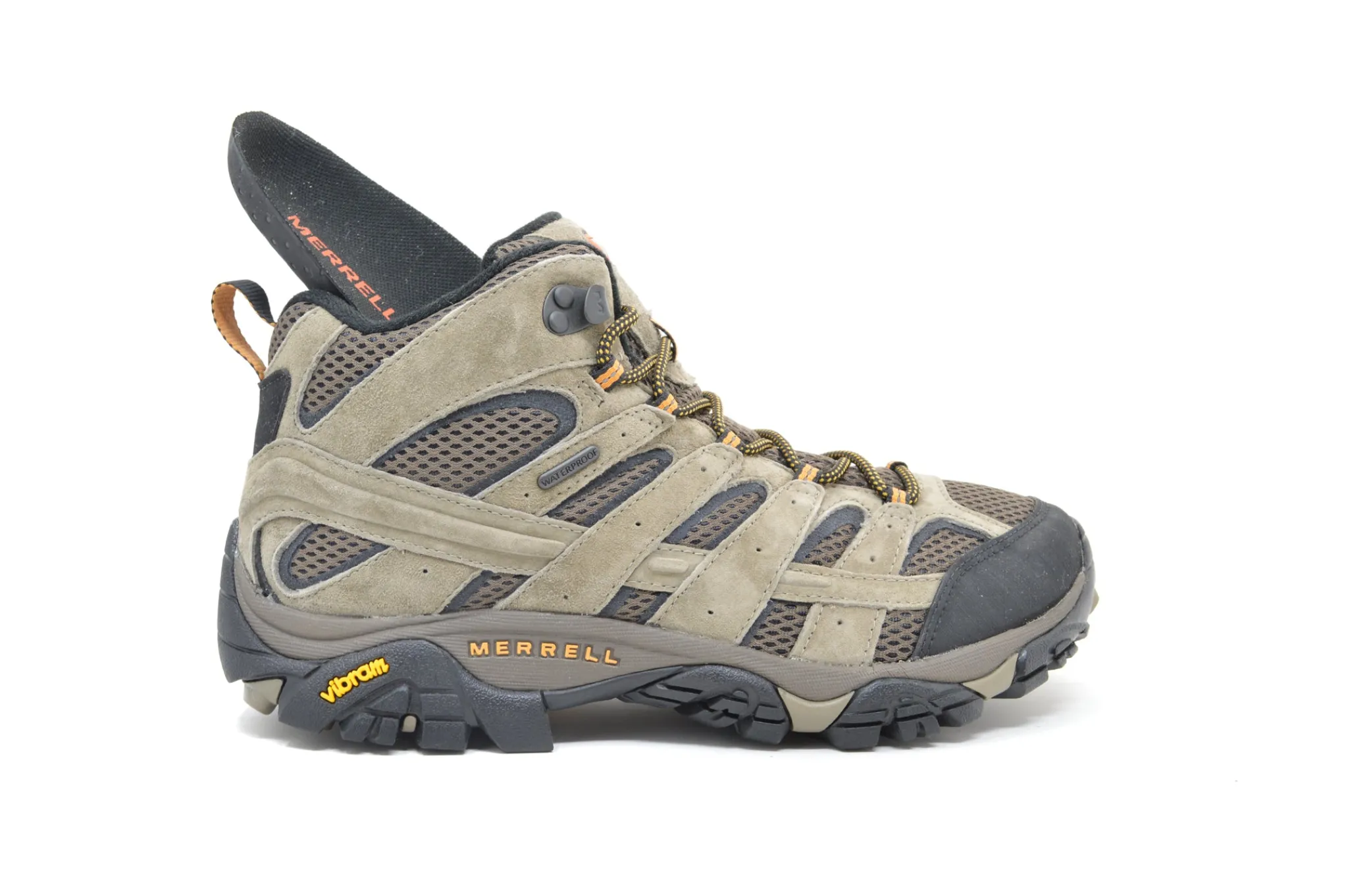 Hikers|Hikers|MERRELL Moab Mid Waterproof Wide Width WALNT