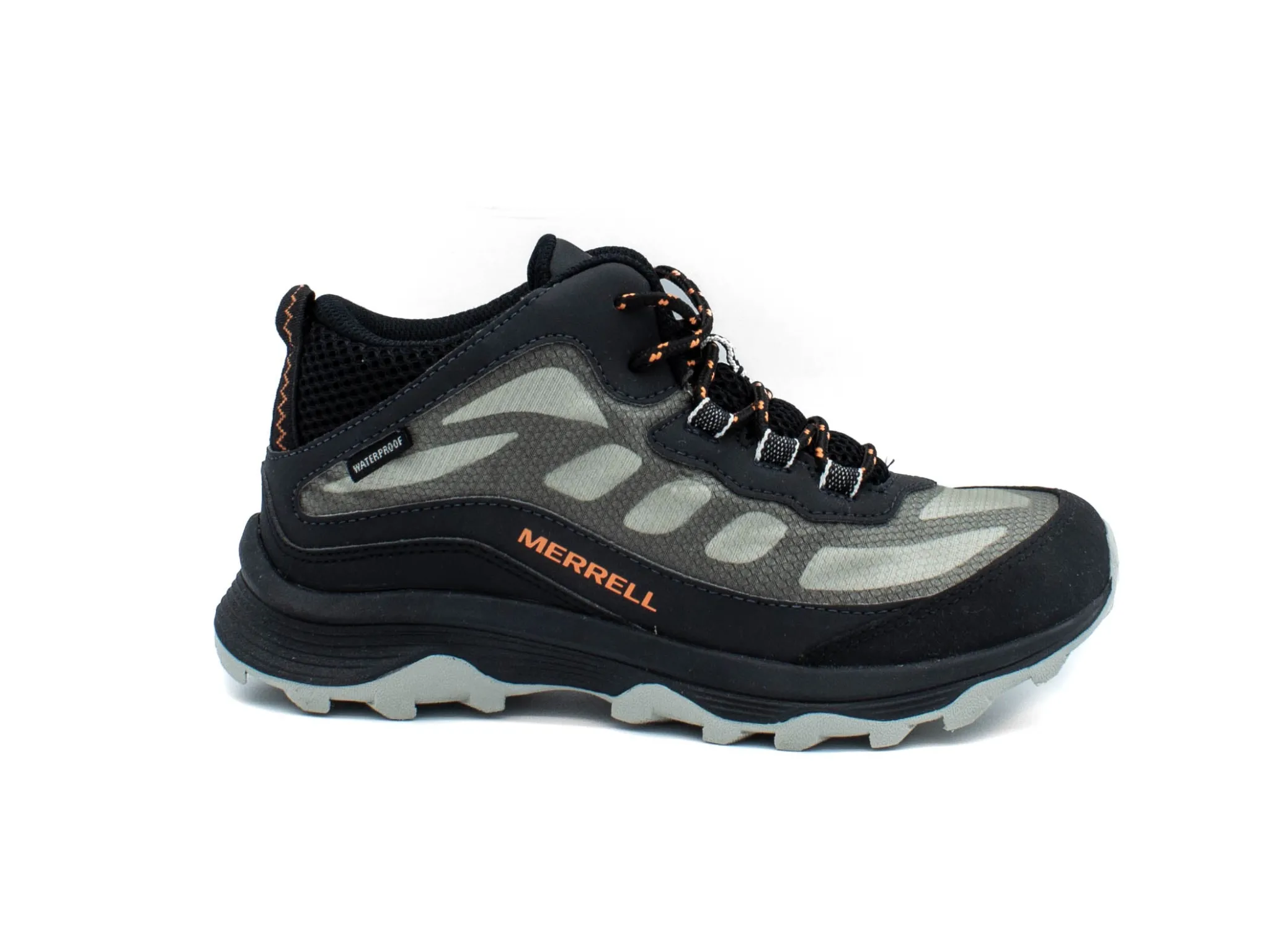 Hikers|MERRELL MOAB SPEED MID WATERPROOF BLACK