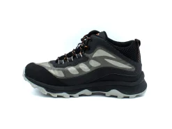 Hikers|MERRELL MOAB SPEED MID WATERPROOF BLACK