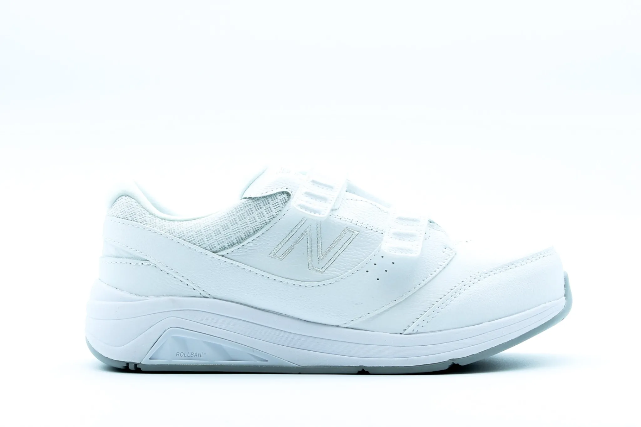Athletic|NEW BALANCE Hook and Loop Leather v WHITE