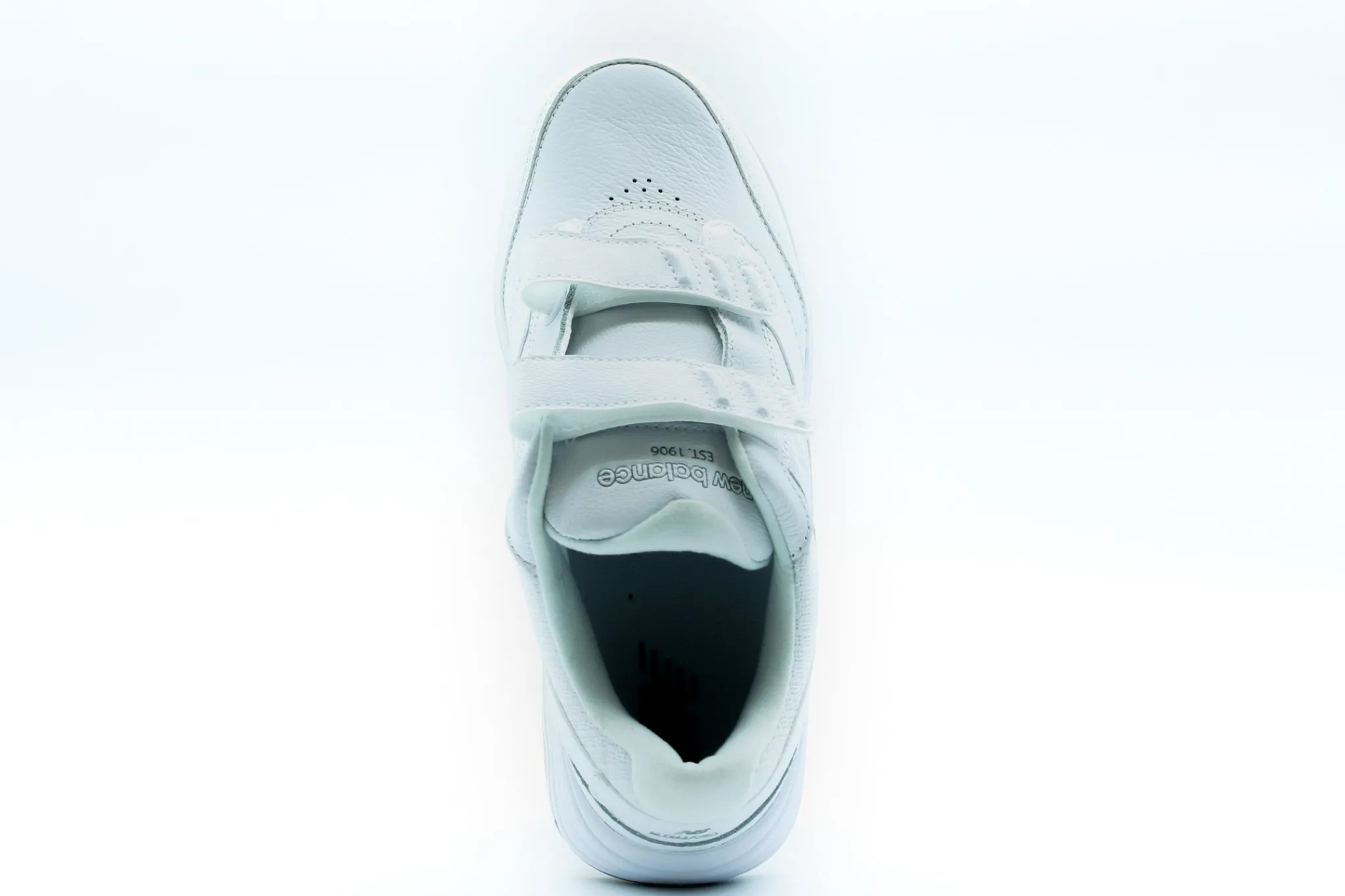 Athletic|NEW BALANCE Hook and Loop Leather v WHITE