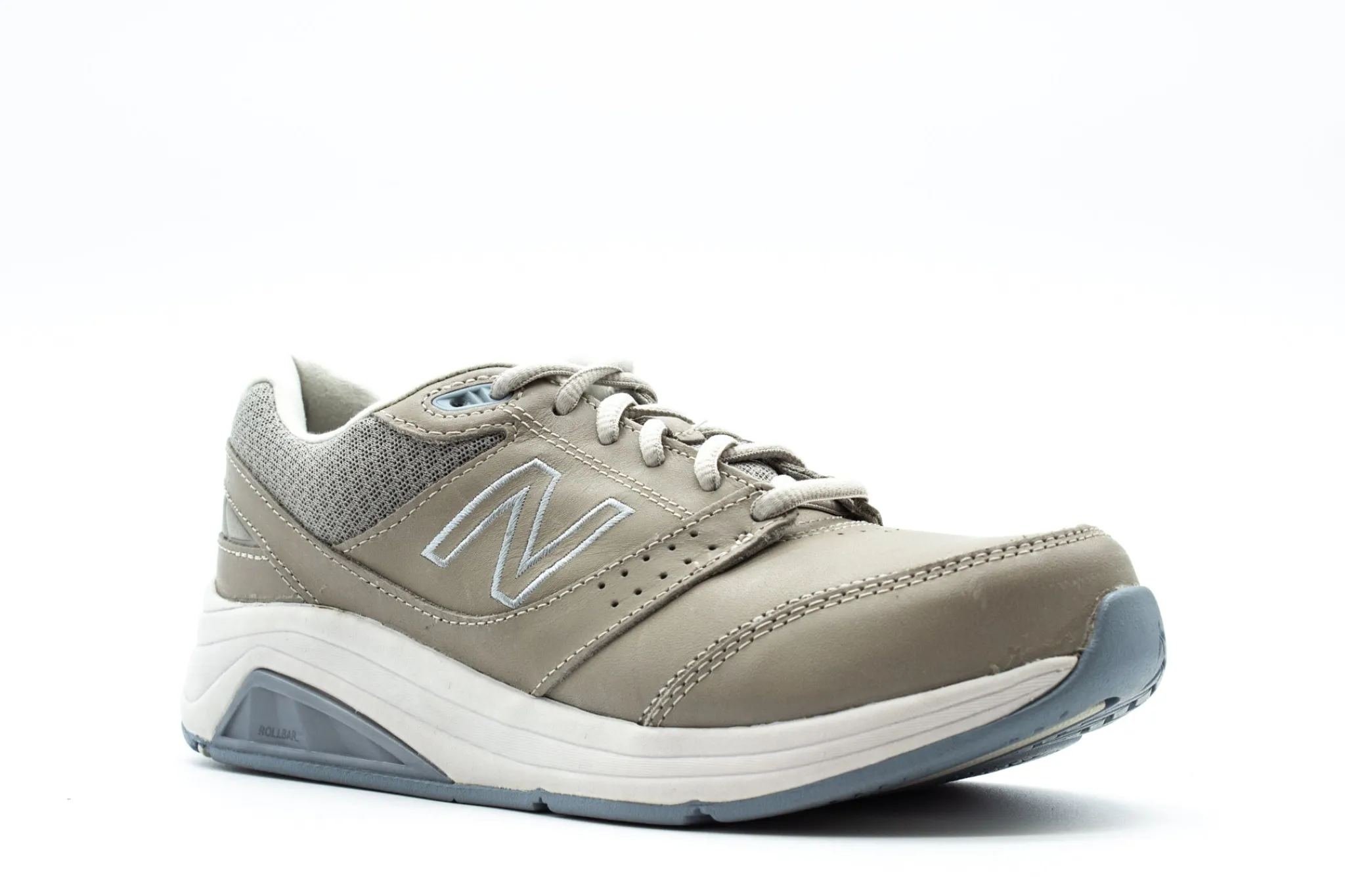 Athletic|NEW BALANCE Leather v GREY