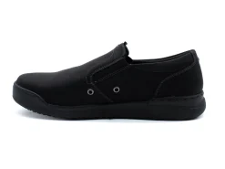 Non Slip|NUNN BUSH TOUR WORK PLAIN TOE SLIP ON BLACK