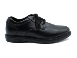 Non Slip|NUNN BUSH Wade Work Plain Toe Oxford BLACK