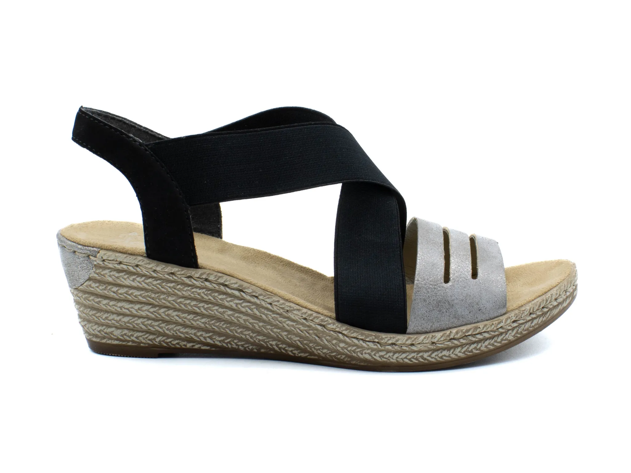 Casual|RIEKER 62499- BLKTP
