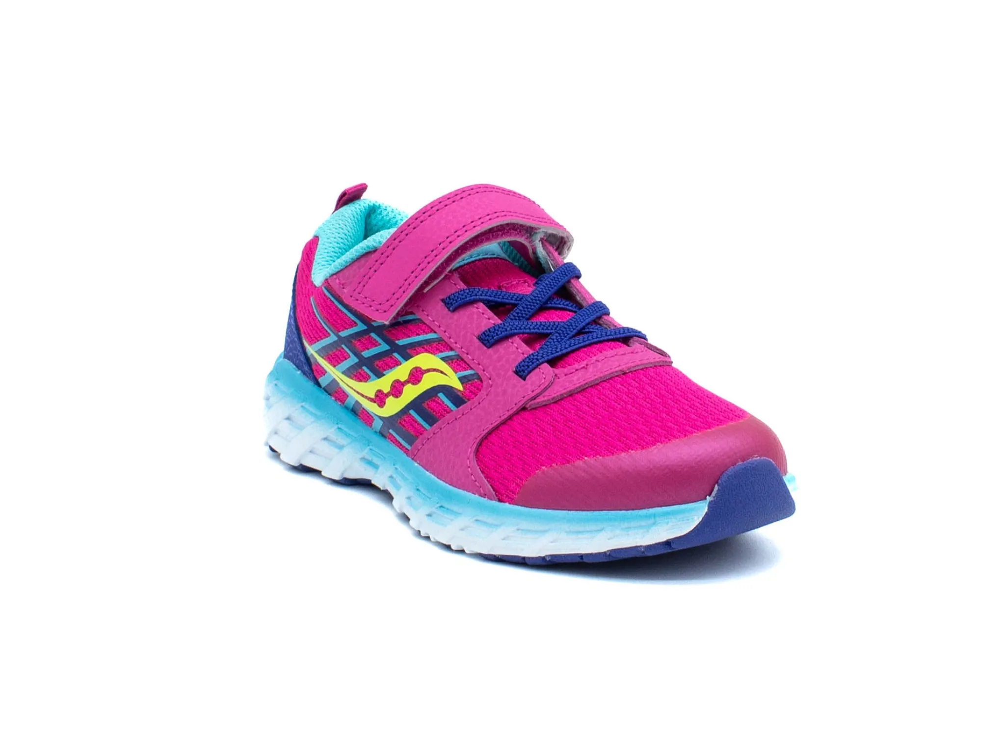 Athletic|SAUCONY BIG KID'S WIND .0 A/C SNEAKER PKBLU