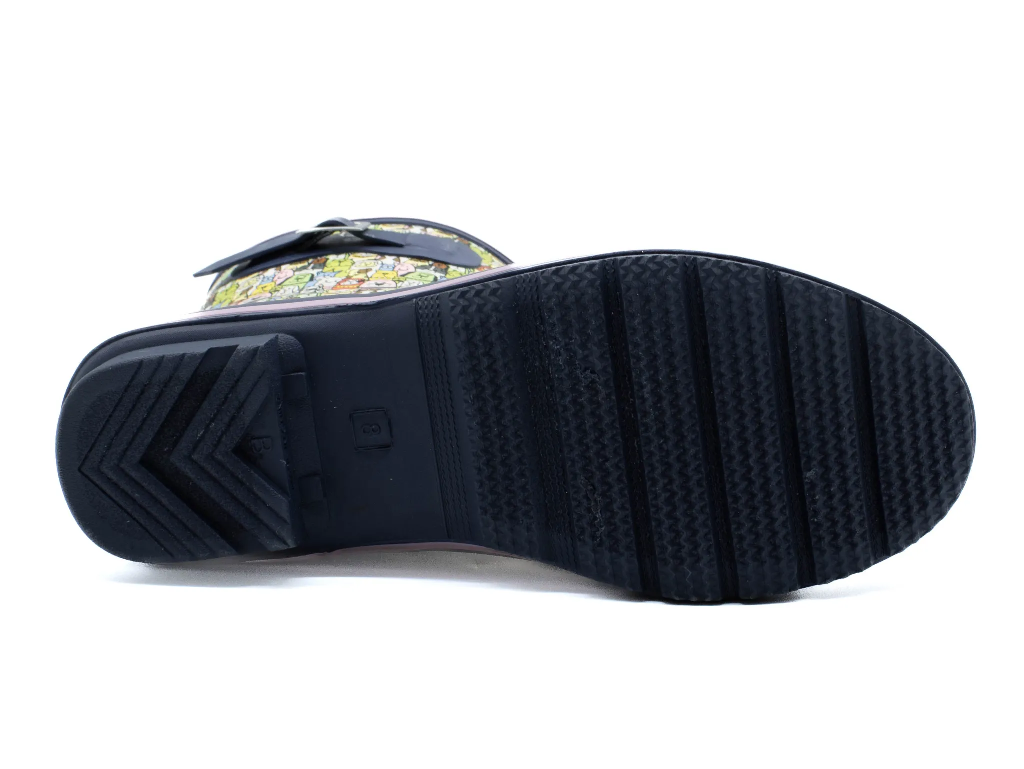 Rainwear|SKECHERS BOBS Rain Check All Over Rover Rain Boot NAVY