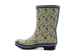 Rainwear|SKECHERS BOBS Rain Check All Over Rover Rain Boot NAVY