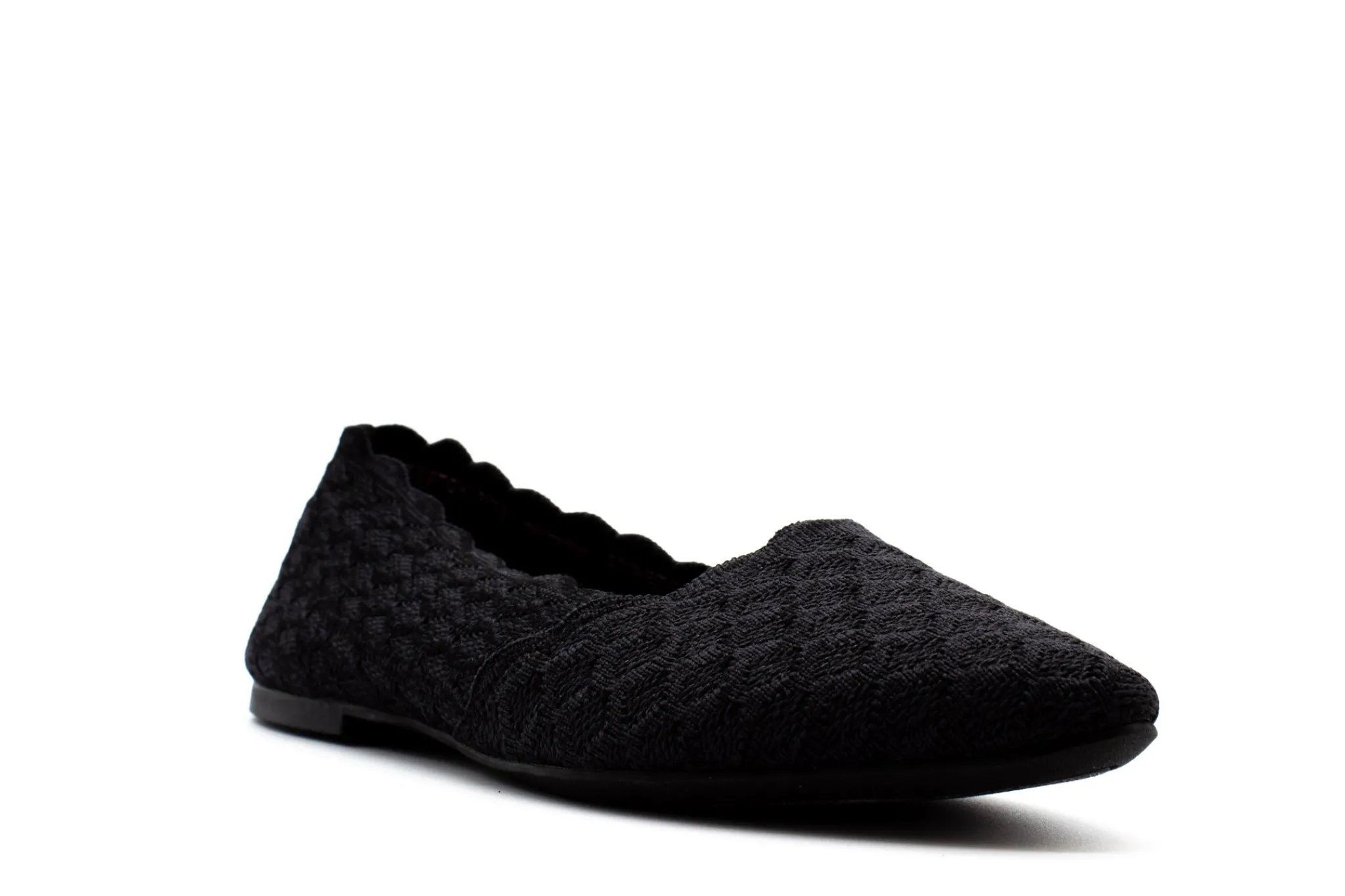 Casual|SKECHERS Cleo - Honeycomb Flat BLACK