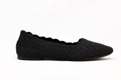 Casual|SKECHERS Cleo - Honeycomb Flat BLACK