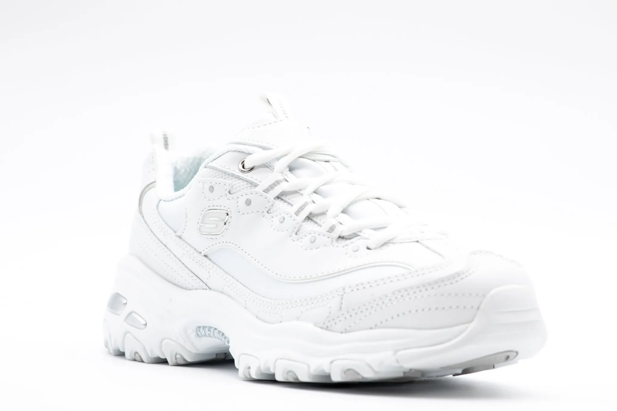 Athletic|SKECHERS D'lites Fresh Start WHITE