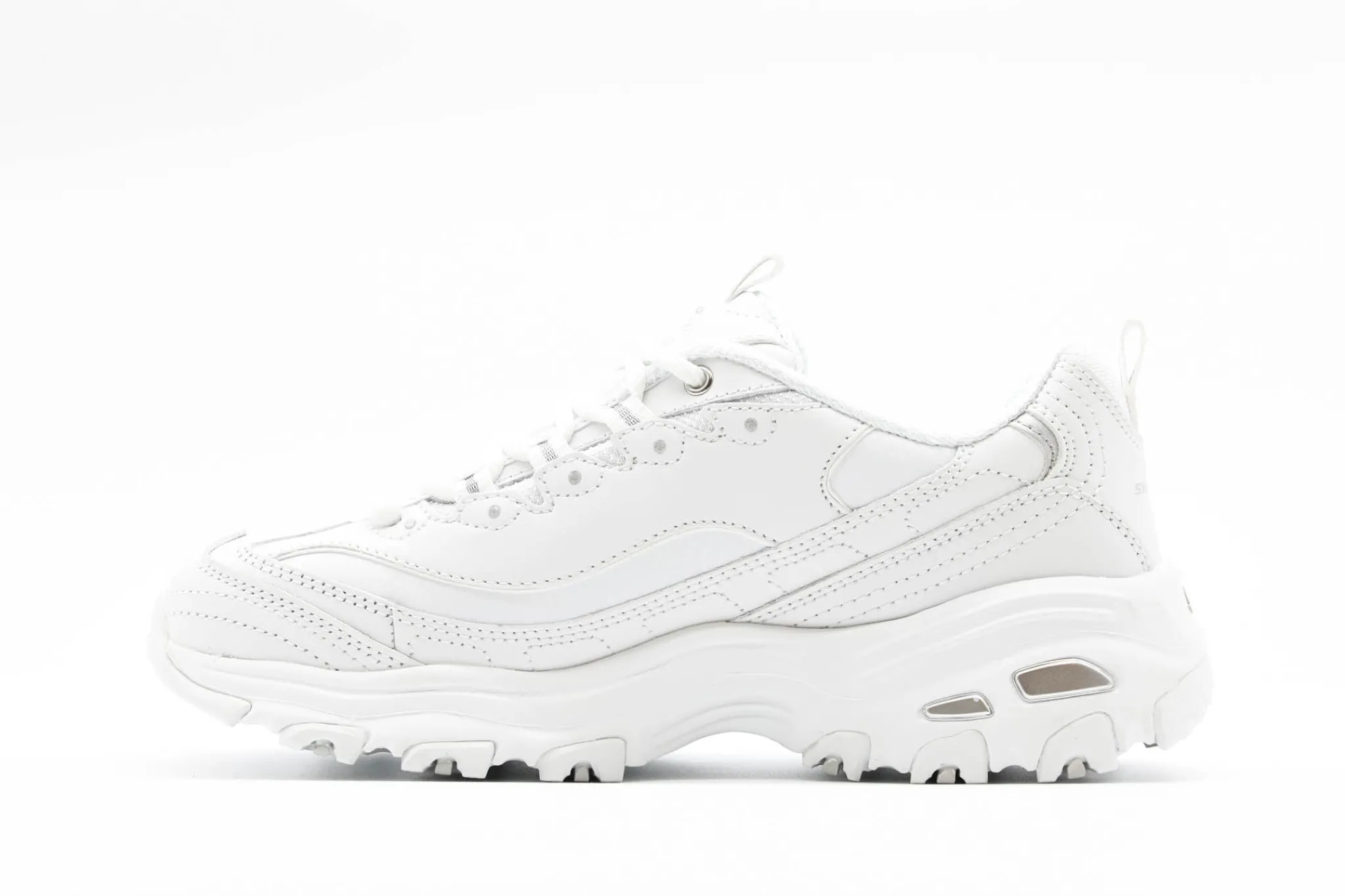 Athletic|SKECHERS D'lites Fresh Start WHITE